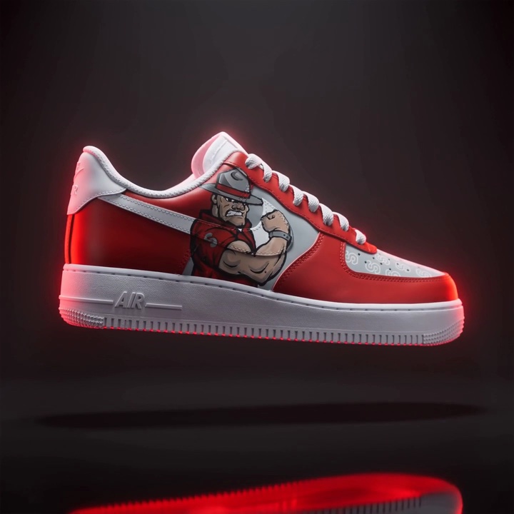 Southmont Mounties custom Air Force 1